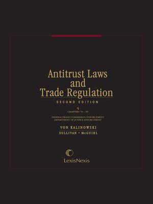 cover image of Antitrust Laws and Trade Regulation